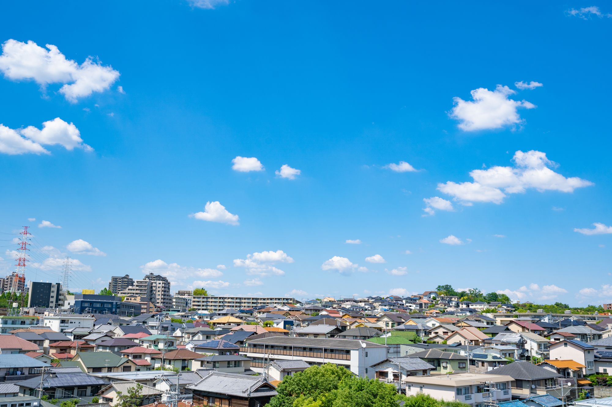 江坂駅周辺の街並み